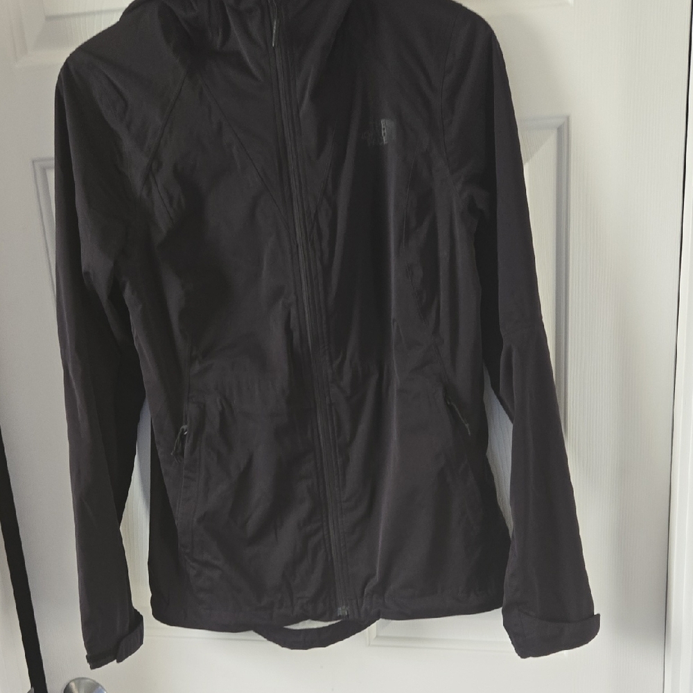 The North Face Black Rain Jacket. Small